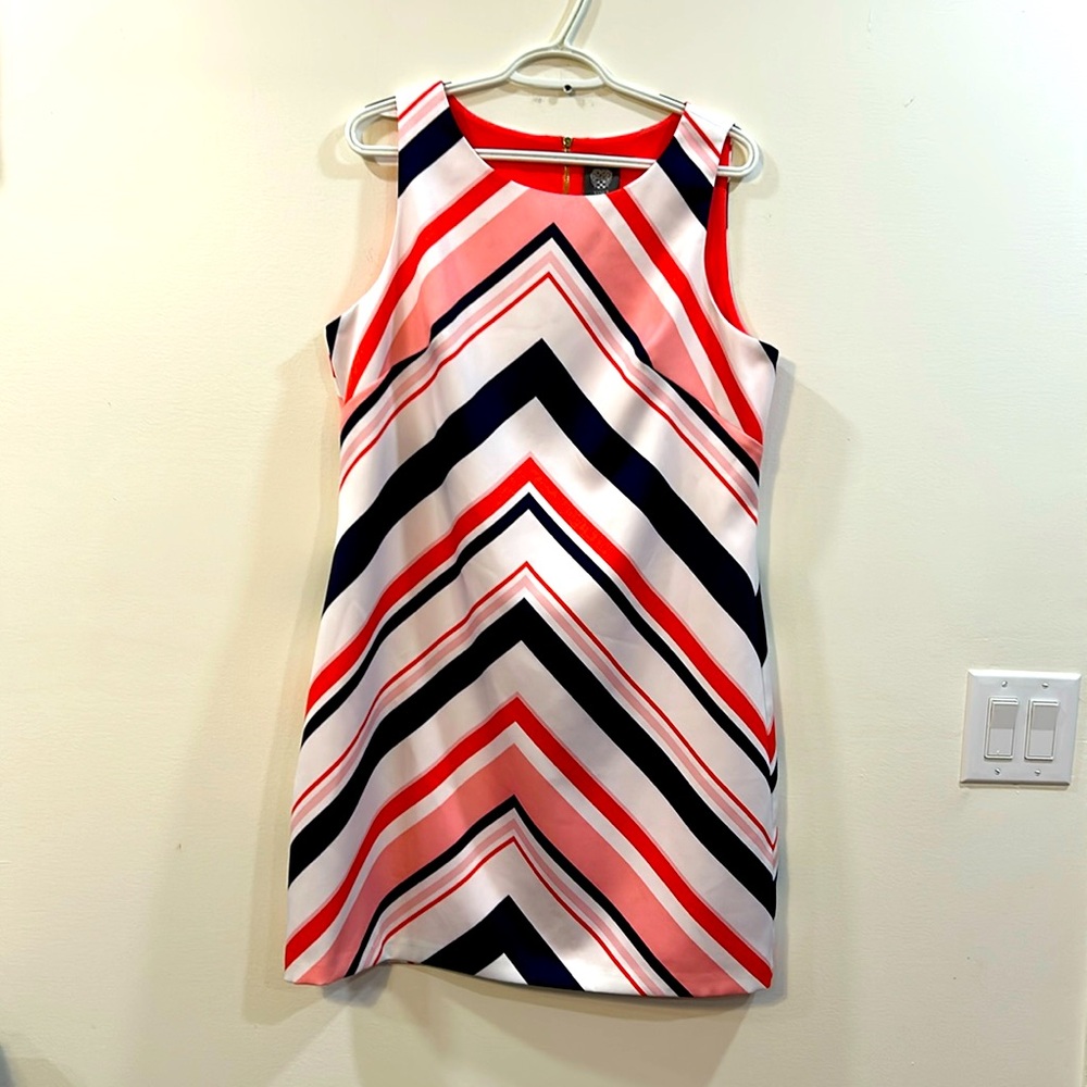 Vince Camuto sun dress. Great colors S 14. 100% Polyester